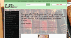 Desktop Screenshot of lapetitebouquinerie.com